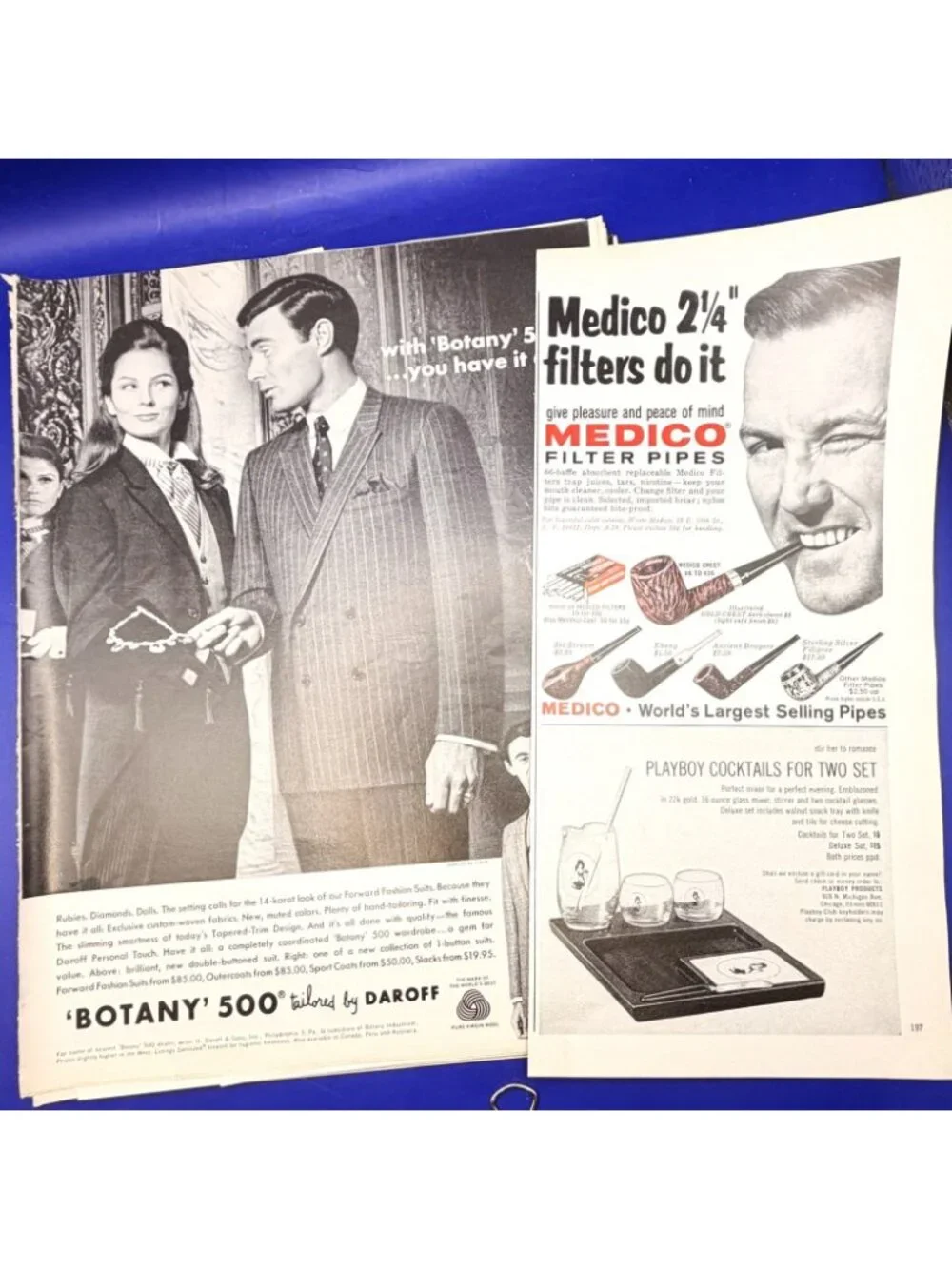 1967 Vintage Print Ads Lot Playboy Ephemera Harley Firestone Smirnoff Wrangler